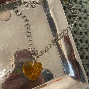 Vintage bug necklace